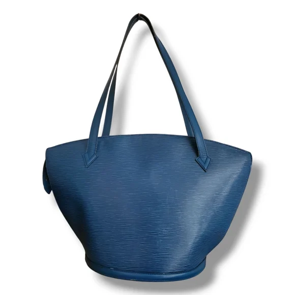 LOUIS VUITTON Vintage Toledo Blue Epi SAINT JACQUES Shopping Tote Shoulder Bag - Picture 3 of 17